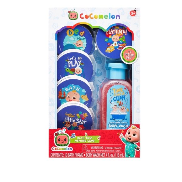 Cocomelon Bath Time Memory Game 11 Piece Set Learning Gift for Toddlers Babies - Picture 6 of 6